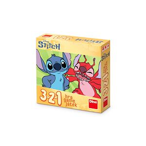 Dino 3-2-1 Stitch Cestovní hra
