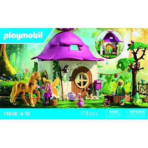 Playmobil Útulný vílí příbytek se zlatým jednorožcem