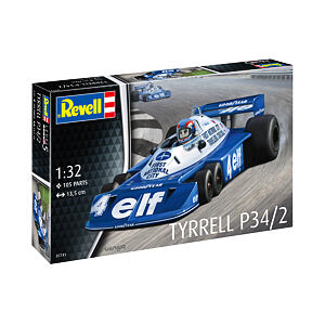 Revell Plastic ModelKit Auto 07741 - Tyrrel P34/2 6-Wheeler (1:32)