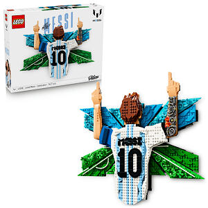 LEGO® Editions 43018 Lionel Messi – Okamžik vítězství