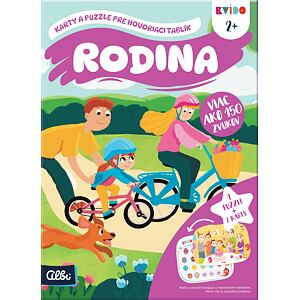 Albi Kvído - Rodina - karty a puzzle pre Hovoriaci tablík SK