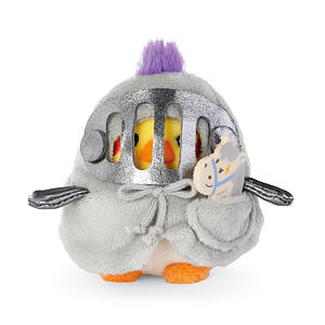 NICI MyMochi plyš Korela Chipsy 8cm s koníkem a kostýmem rytíře, dárkové balení