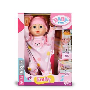 BABY born Emily se učí chodit, 43 cm