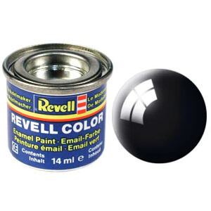 Revell Barva emailová - 32107: leská černá (black gloss)