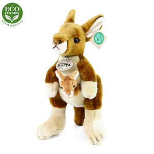 Rappa Plyšový klokan s mládětem 27 cm ECO-FRIENDLY