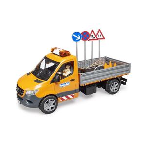 Bruder Mercedes Benz Sprinter - silničáři + značky, figurka