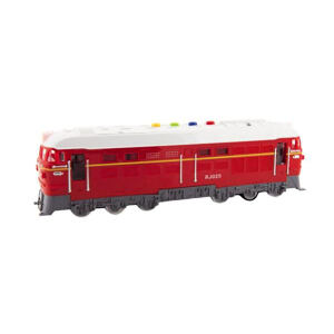 Teddies Lokomotiva/Vlak červená plast 34 cm