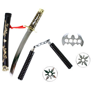 Rappa Japonský meč katana s příslušenstvím