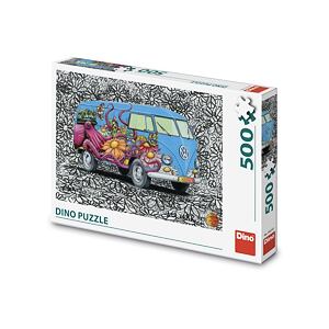 Dino Hippies VW 500 dílků Puzzle