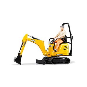 Bruder Mikrobagr JCB s figurkou