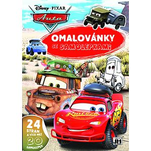 Jiri Models Omalovánky A4 se samolepkami Auta