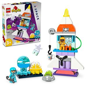 LEGO® DUPLO® 10422 Vesmírné dobrodružství s raketoplánem 3 v 1
