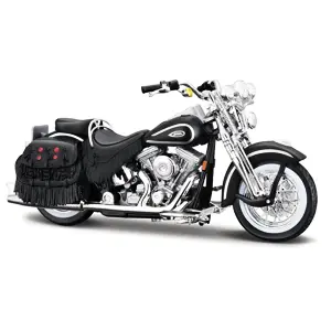 Maisto Motocykl Harley Davidson 1999 FLSTS Heritage Softail® Springer™, matně černá, 1:18