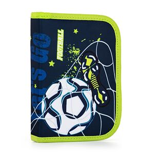 Oxybag Penál 1 patrový 2 chlopně, prázdný fotbal
