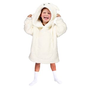 Cozy Noxxiez CH330 Ovečka - hřejivá televizní mikinová deka s kapucí pro děti 7 - 12 let