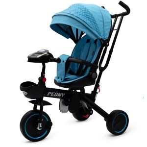 Dětská tříkolka Baby Mix Peony EVA modrá
