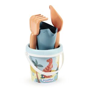 Ecoiffier Kyblíček Dinosaurus s konvičkou a příslušenstvím, 13 cm