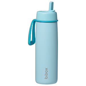 b.box Nerezová termolahev s brčkem 690 ml - lagoon