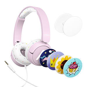 LAMAX SoundKid1 Dětská sluchátka Růžová