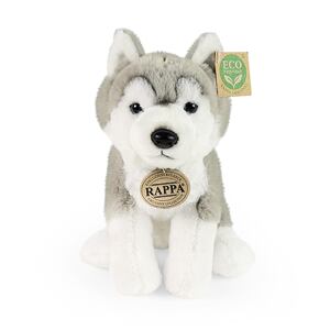 Rappa Plyšový pes husky sedící 23 cm SOFT COLLECTION
