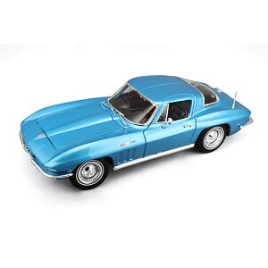 Maisto 1965 CHEVROLET CORVETTE, metal světle modrá, 1:18