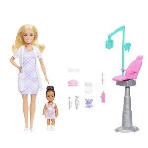 Mattel Barbie Zubařka blondýnka herní set povolání