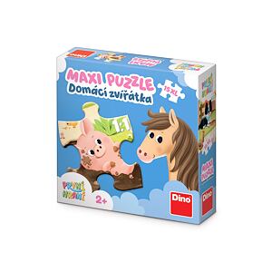 Dino První hraní: Domácí zvířátka Puzzle 15 maxi dílků