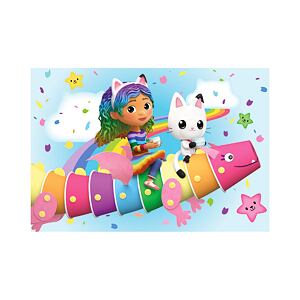 Dino Gábi na duze Puzzle 2x48 dílků