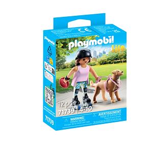 Playmobil Inlinerka s retrívrem
