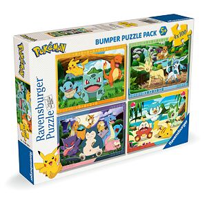 Ravensburger Pokémon Puzzle 4x100 dílků