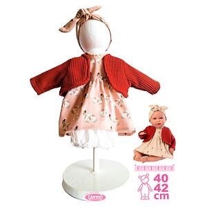 Llorens M740-015 Obleček pro panenku miminko NEW BORN velikosti 40-42 cm