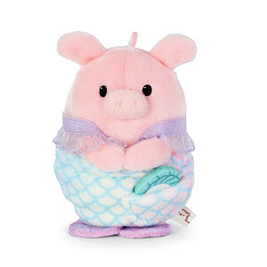 NICI MyMochi plyš Prasátko Onk 8cm s mušlí a kostýmem mořské panny, dárkové balení