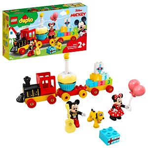 LEGO® DUPLO │ Disney 10941 Narozeninový vláček Mickeyho a Minnie