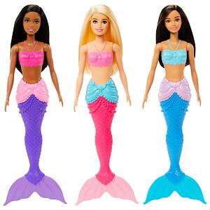 Mattel Barbie Mořská panna, 3 druhy