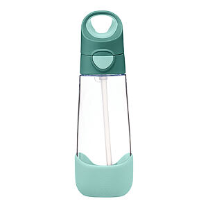 b.box Lahev na pití s brčkem 600 ml - emerald forest