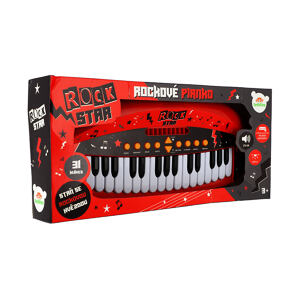 Teddies Pianko ROCK STAR 31 kláves plast 46cm