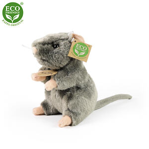Rappa Plyšová myš 16 cm ECO-FRIENDLY