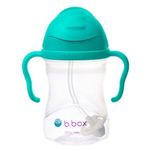 b.box Hrneček s brčkem 240 ml - nefritová zeleň