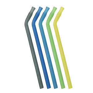 b.box Set silikonových brček - modrá/zelená