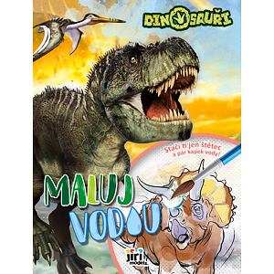 Jiri Models Maluj vodou A4 Dinosauři