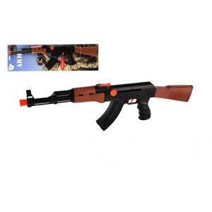 Teddies Pistole samopal ARMY plast 52cm na natažení
