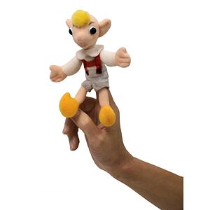 Moravská ústředna Hurvínek 15 cm, prstový maňásek
