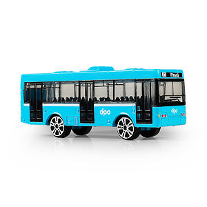 Rappa Kovový autobus DPO Ostrava modrý 8 cm