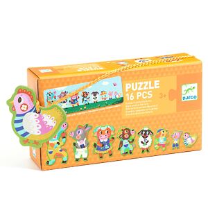 DJECO Puzzle Big and small on the farm 16 dílků