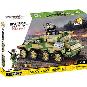 Cobi Obrněné vozidlo II WW Sd. Kfz 234/3 Stummel, 1:35