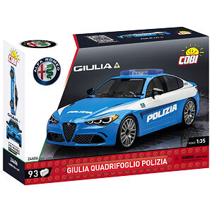 Cobi Alfa Romeo Giulia Quadrifoglio Polizia, 1:35