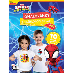 Jiri Models Omalovánky s nažehlovacími obrázky Spidey