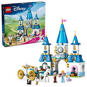 LEGO® Disney 43275 Popelčin zámek a kočár s koňmi