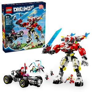 LEGO® DREAMZzz™ 71497 Cooperův tygří robot a Zerův hot rod