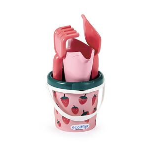 Ecoiffier Kyblíček Jahůdka s konvičkou a příslušenstvím 13 cm